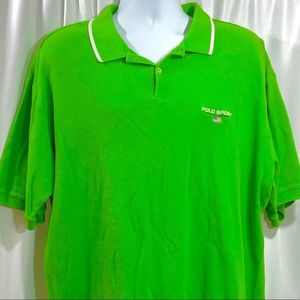 Polo Sport Lime Green Golf Shirt Men’s XXL 2XL